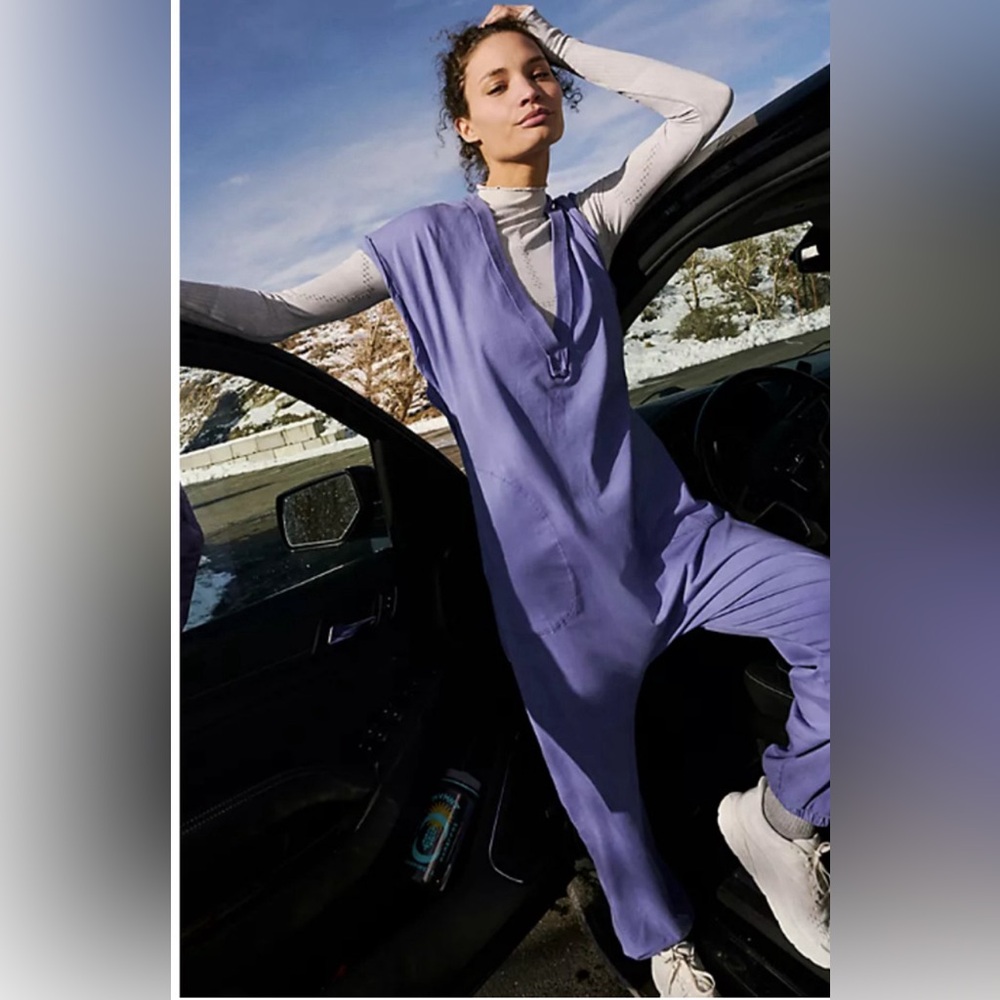 Free People Movement Hotshot V Neck Jumpsuit